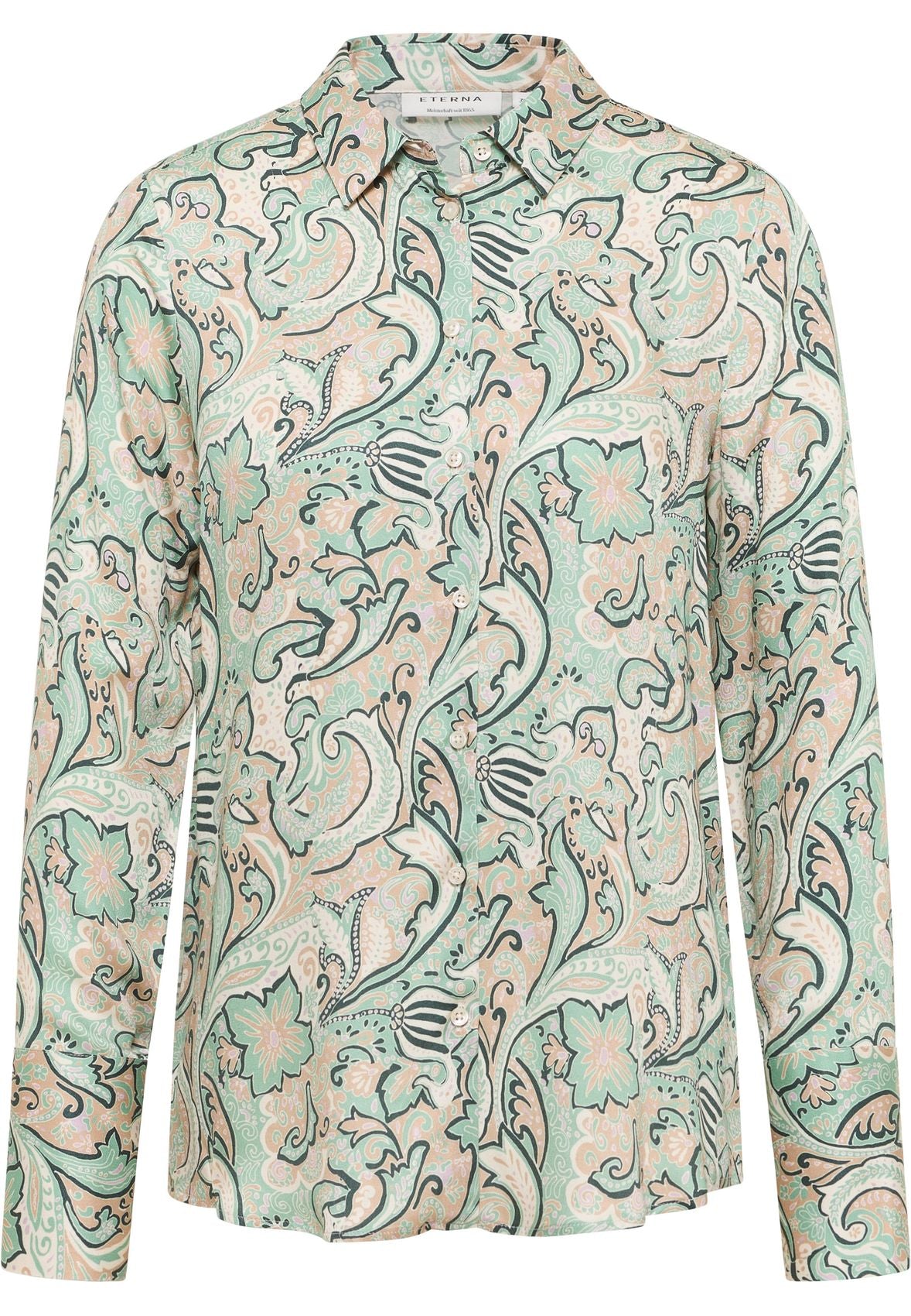 ETERNA Bluse Viskose Langarm
