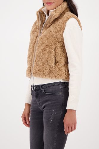 MONARI Weste, cognac