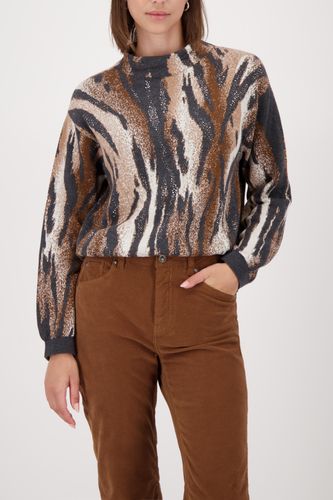 MONARI Pullover, anthra gemustert 40