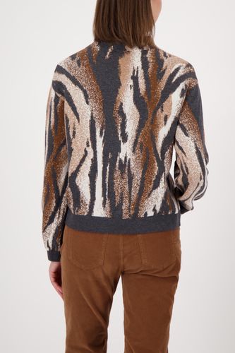 MONARI Pullover, anthra gemustert