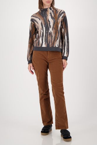 MONARI Pullover, anthra gemustert