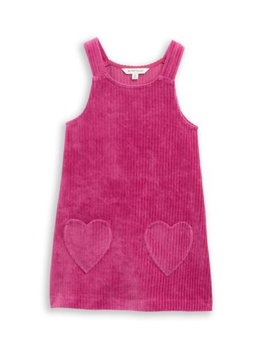TOM TAILOR Mini-Kleid aus Cord mit Herztaschen smooth magenta