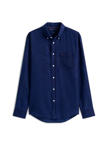 TOMMY HILFIGER FLANNEL INDIGO SHIRT