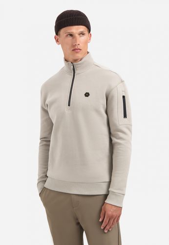 NO EXCESS Sweater Half Zip Brushed