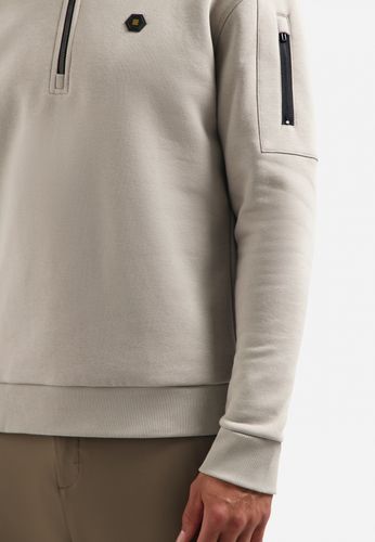 NO EXCESS Sweater Half Zip Brushed