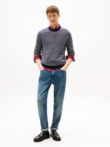 TOMMY HILFIGER PIMA CTN CASH HERRINGBONE CREW