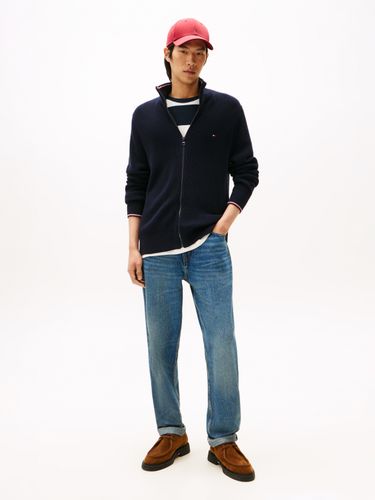 TOMMY HILFIGER RWB RIB ZIP THROUGH