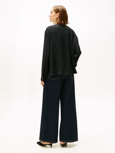 TOMMY HILFIGER SOFT VIS LS RELAXED BLOUSE