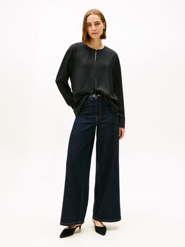 TOMMY HILFIGER SOFT VIS LS RELAXED BLOUSE