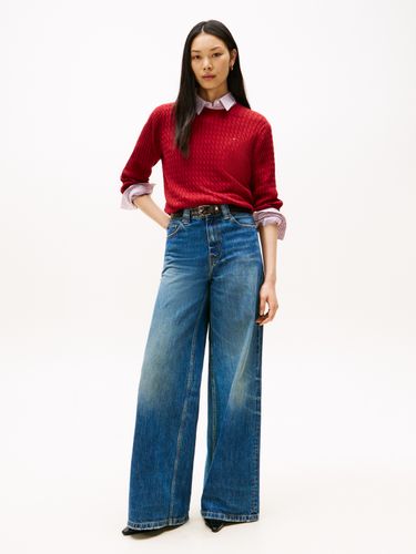 TOMMY HILFIGER CO CABLE FINE GG C-NK LS SWT