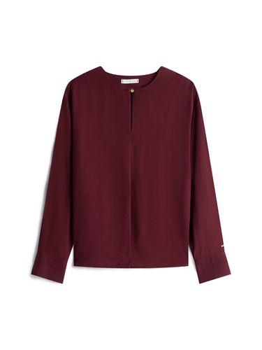 TOMMY HILFIGER SOFT VIS LS RELAXED BLOUSE
