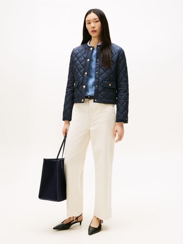 TOMMY HILFIGER G/BUTTON QUILTED REG LADY JACKET