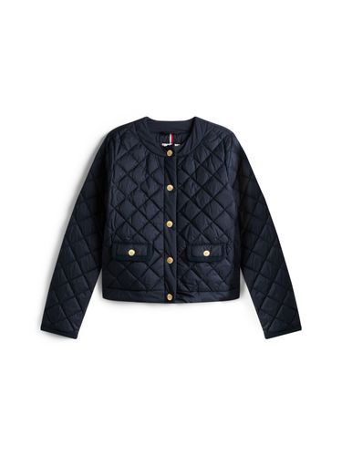TOMMY HILFIGER G/BUTTON QUILTED REG LADY JACKET