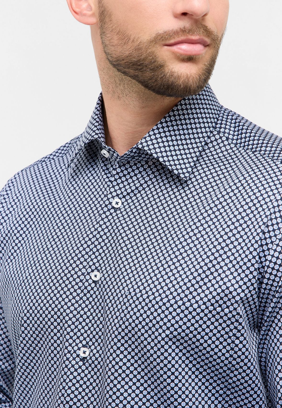 ETERNA Hemd Twill Langarm
