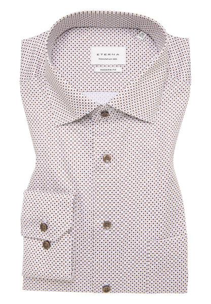 ETERNA Hemd Satingewebe Langarm 43 Langarm - 65cm