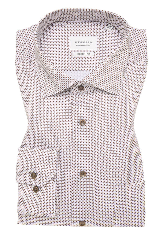 ETERNA Hemd Satingewebe Langarm 43 Langarm - 65cm