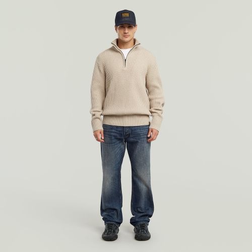 G-STAR Essential half zip knit