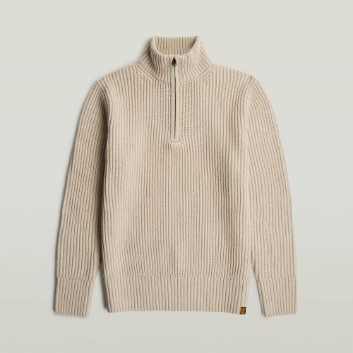 G-STAR Essential half zip knit