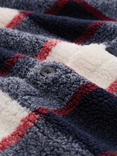 TOM TAILOR Teddy Overshirt mit Karomuster