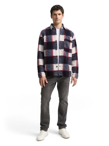 TOM TAILOR Teddy Overshirt mit Karomuster