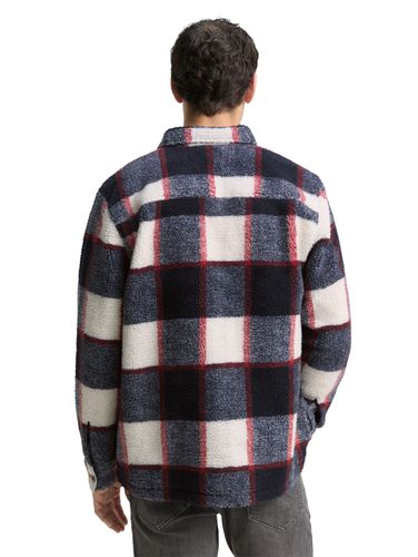 TOM TAILOR Teddy Overshirt mit Karomuster