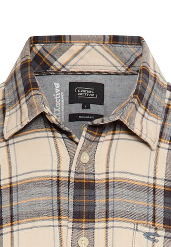 CAMEL ACTIVE fleXXXactive® Langarmhemd aus leichtem Flanell