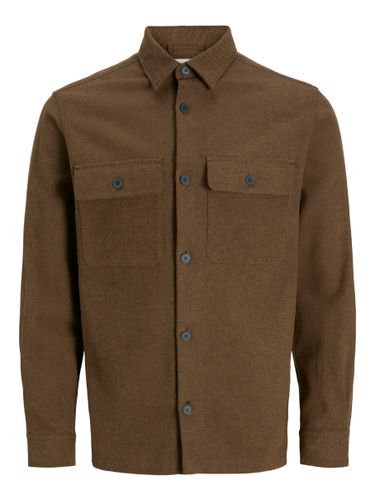JACK & JONES JPRRAYLE MELANGE SOLID L/S OVERSHI PLS