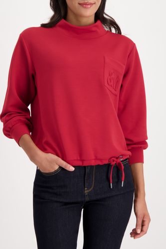 MONARI Sweatshirt, chimney red 44