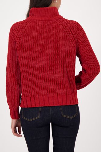 MONARI Pullover, chimney red