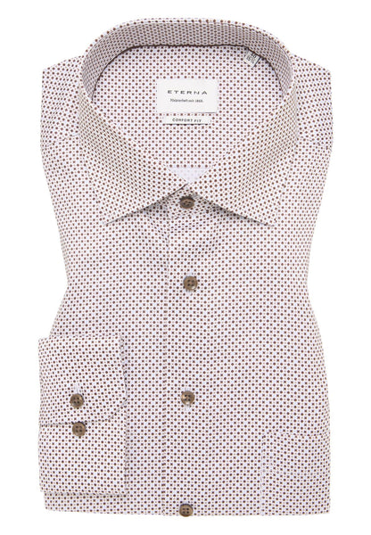 ETERNA Hemd Satingewebe Langarm Langarm - 65cm