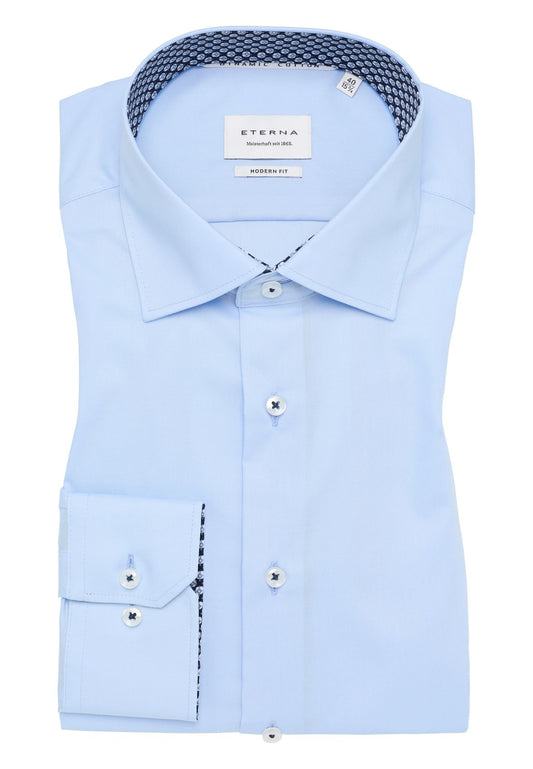 ETERNA Dynamic Cotton Popeline Langarm Langarm - 65cm