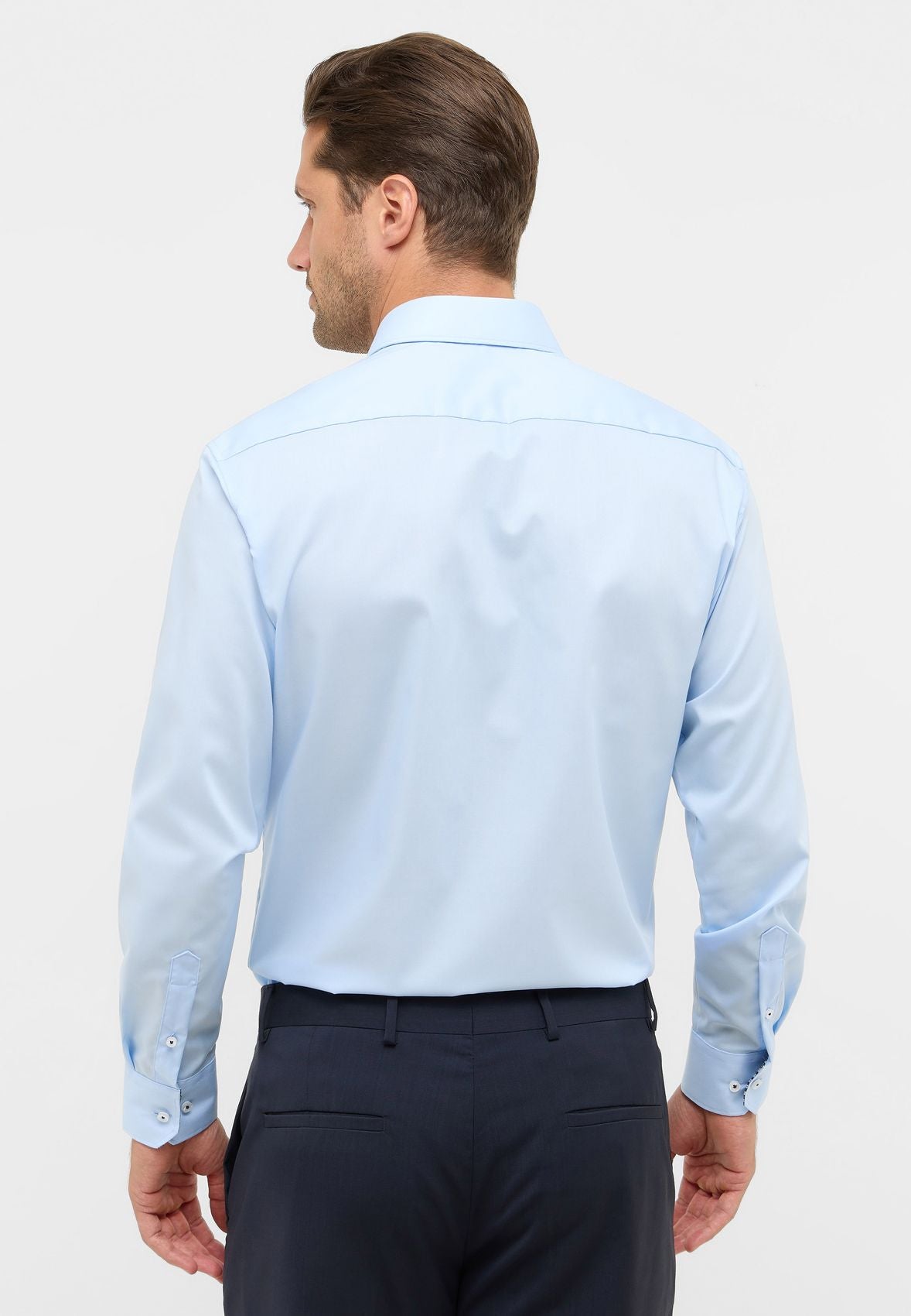 ETERNA Dynamic Cotton Popeline Langarm