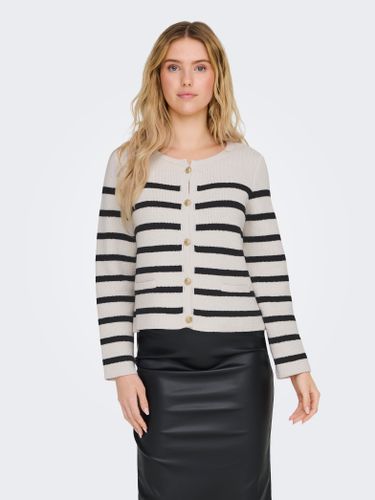 ONLY ONLLAURA LIFE LS O-NECK CARDIGAN CC KNT