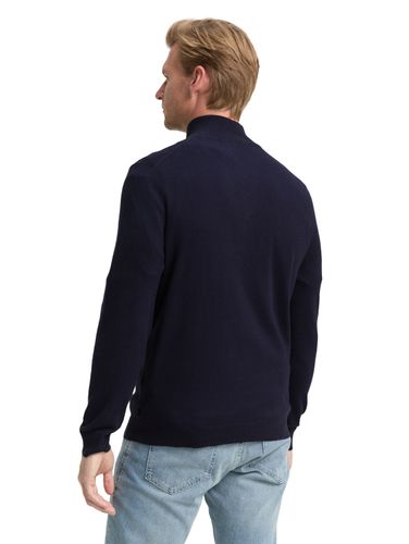 TOM TAILOR Troyer Strickpullover mit Kaschmir-Anteil