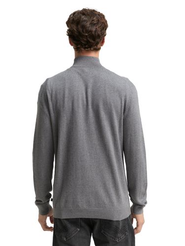 TOM TAILOR Troyer Strickpullover mit Kaschmir-Anteil
