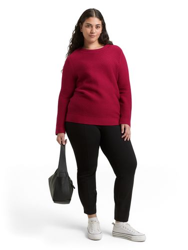 TOM TAILOR Plus Size - Loose Fit Strickpullover aus Baumwolle