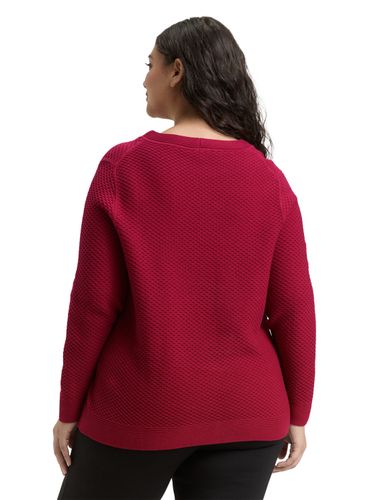 TOM TAILOR Plus Size - Loose Fit Strickpullover aus Baumwolle