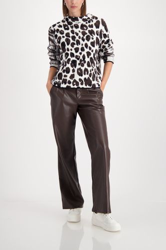 Pullover, schwarz gemustert