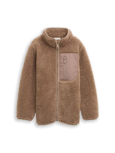 TOM TAILOR Teddy Sweatjacke mit Fleece