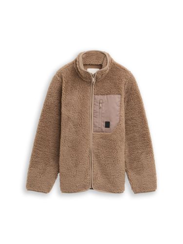 TOM TAILOR Teddy Sweatjacke mit Fleece