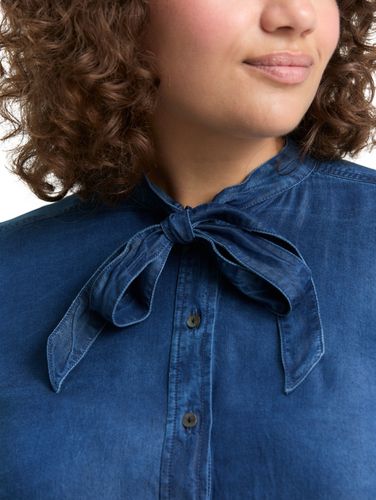 TOM TAILOR Plus Size - Bluse mit Schleifen-Detail