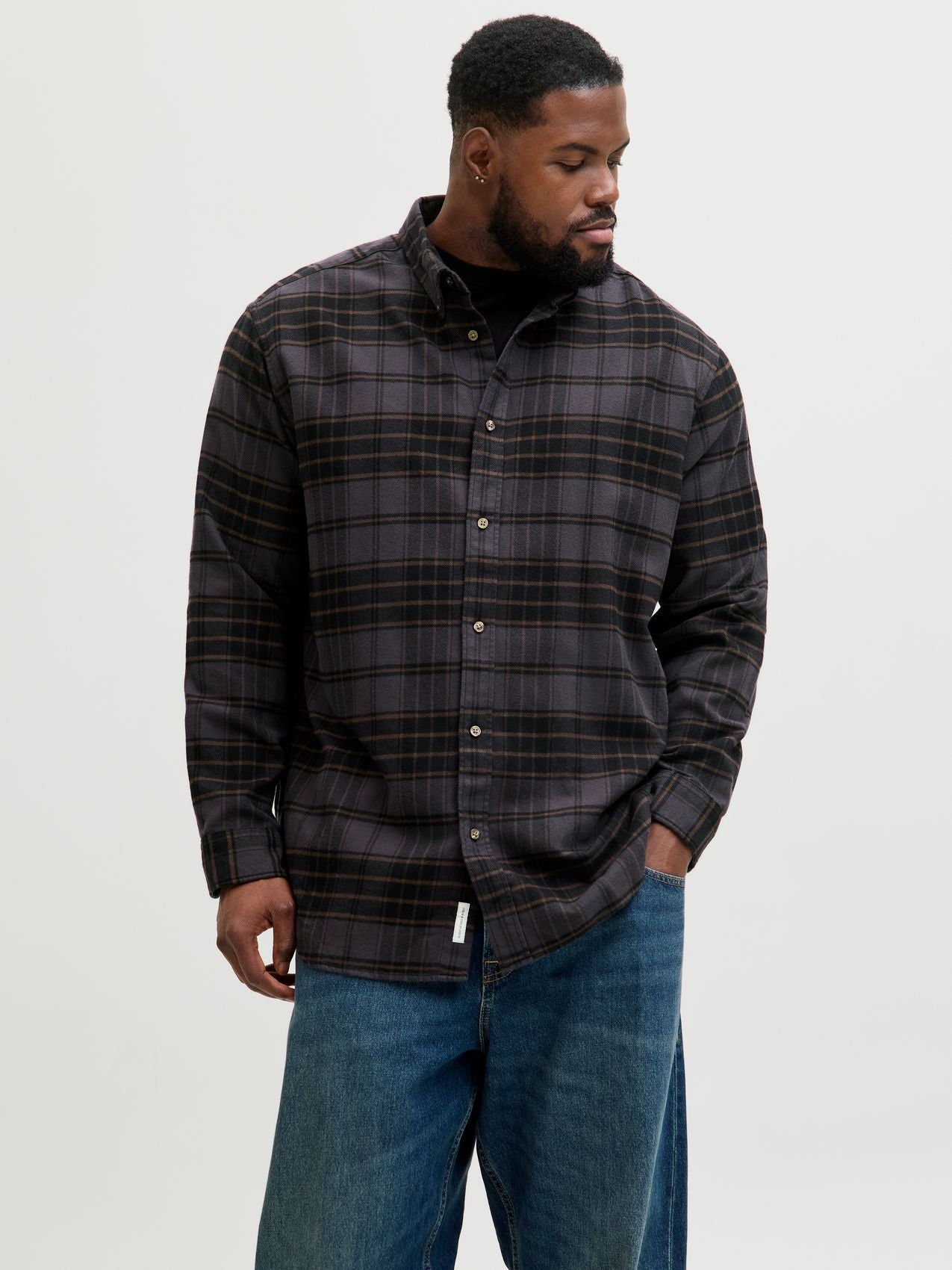 JACK & JONES JPRBLUBARKLEY FLANNEL XMAS L/S SHIRT PLS