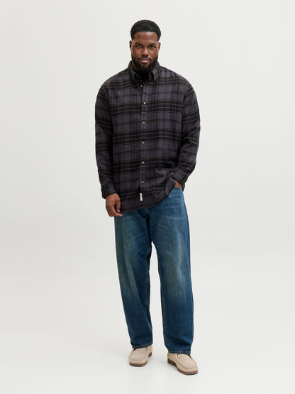JACK & JONES JPRBLUBARKLEY FLANNEL XMAS L/S SHIRT PLS