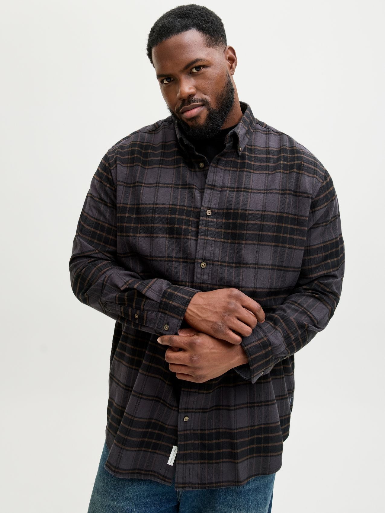 JACK & JONES JPRBLUBARKLEY FLANNEL XMAS L/S SHIRT PLS