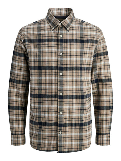 JACK & JONES JPRBLUBARKLEY FLANNEL XMAS L/S SHIRT PLS EU8XL US6XL