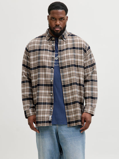 JACK & JONES JPRBLUBARKLEY FLANNEL XMAS L/S SHIRT PLS