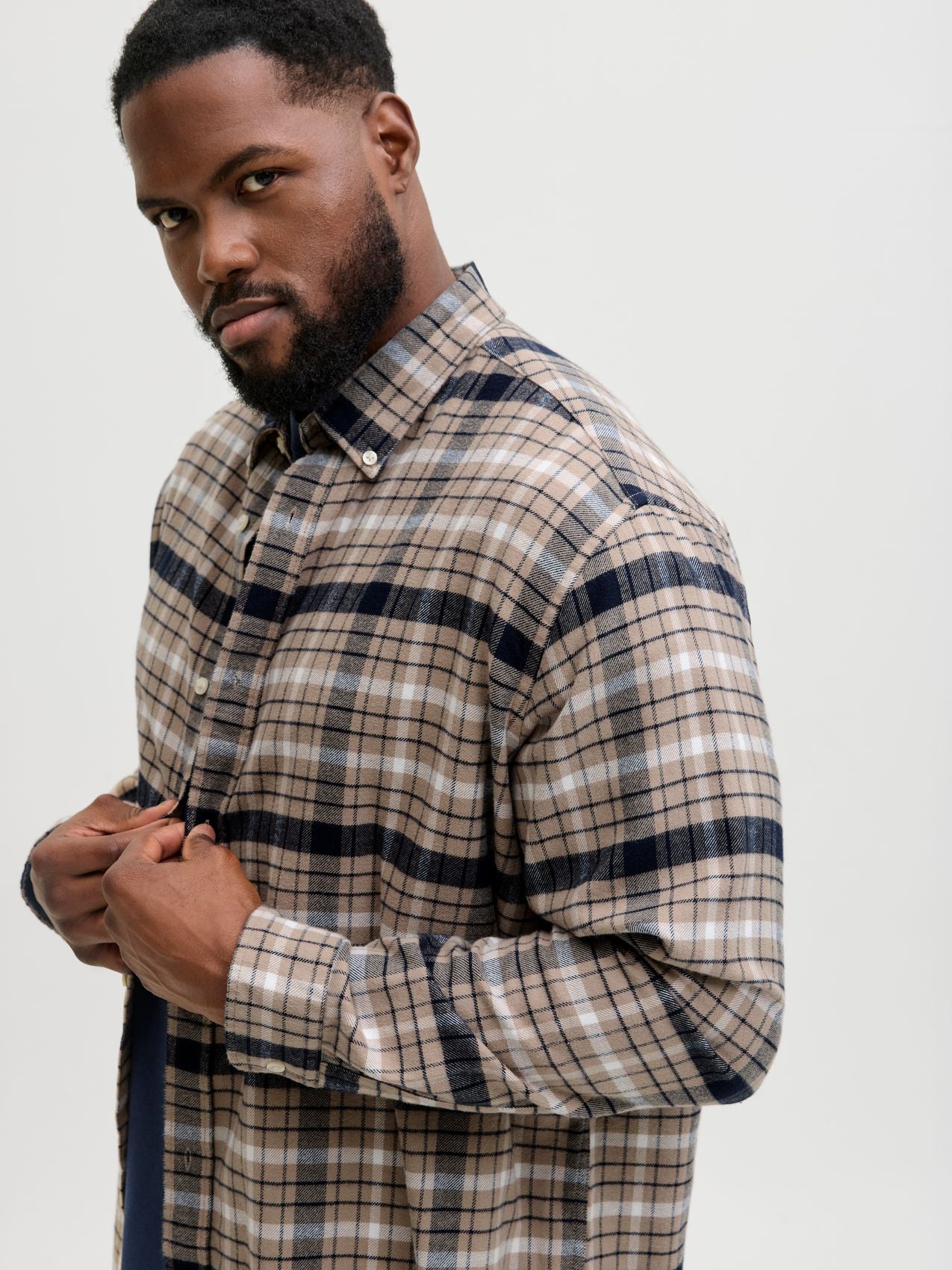 JACK & JONES JPRBLUBARKLEY FLANNEL XMAS L/S SHIRT PLS