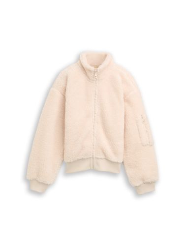 TOM TAILOR Cropped Teddy Jacke mit Fleece