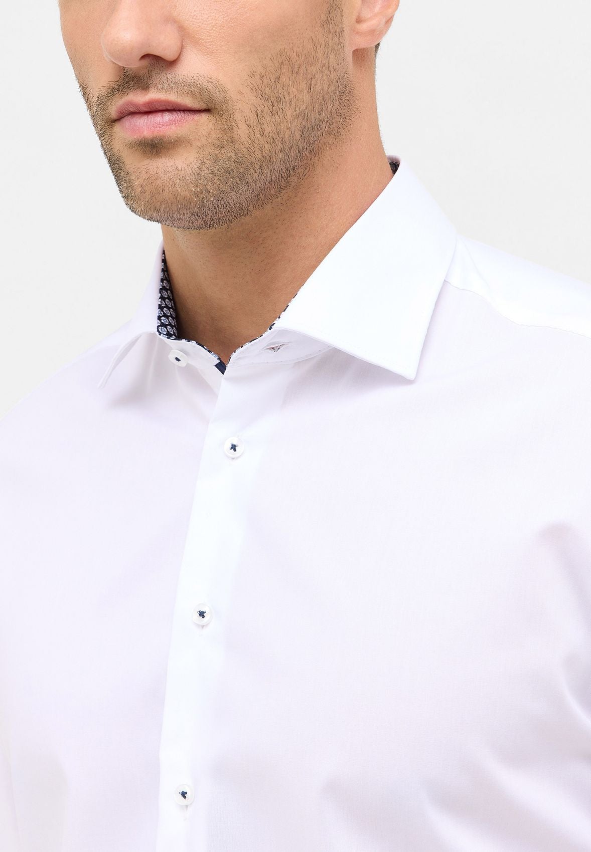 ETERNA Dynamic Cotton Popeline Langarm