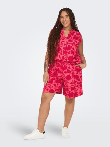 ONLY CARMAKOMA CARURANUS LIFE LONG SHORTS AOP